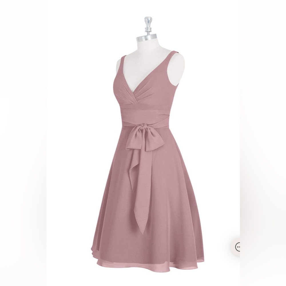 Azazie Diana bridesmaid dress, dusty rose, size A2